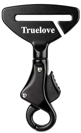 WINHYEPET True Love Haustier Auto Sicherheitsgurt Sicherheitsschnalle, geeignet für alle Arten von Auto-Sicherheitsgurten, Schnalle im Hundehalsband oder Geschirr, einfach zu bedienen TLM1993