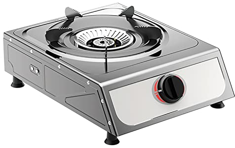 Samnuerly fornello a Gas Fornello a Gas Portatile Fornello a GPL Fornello a Gas Leggero Fornello Singolo da Campeggio [Classe di efficienza energetica A]