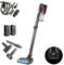 Shark Cordless Stick Vacuum Cleaner, Anti Hair Wrap, 60 Minute Run Time Battery, Flexible DuoClean Vacuum with Car Kit, Pet Tool, Multi-Surface & Crevice Tools, Black & Red, IZ300UKTSB