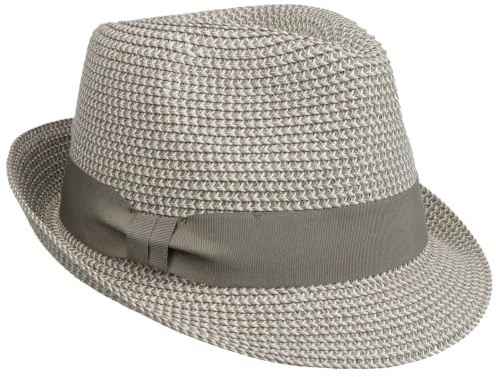 Seeberger Katalia Trilby Strohhut Damenhut Sommerhut Strohtrilby Damen - mit Ripsband, Ripsband Frühling-Sommer Sommer - One Size helloliv