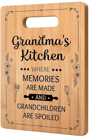 WIGUROE Carving Patterned Cutting Board, Wooden Chopping Board, Unique Handmade Cutting Board Craft for Kitchen, Home, Gifting, Personalized Kitchen Gift, Kitchen Tools, 30 x 19 x 1.5 cm