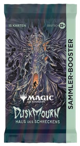 Magic: The Gathering Duskmourn: Casa de los Secretos - Pantalla de Refuerzo para coleccionistas (versión Alemana)