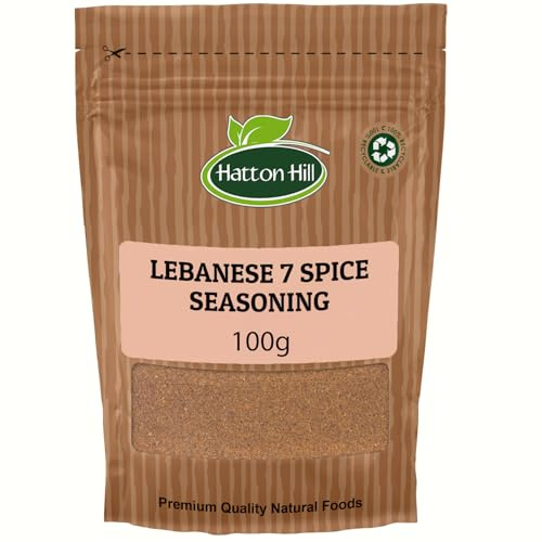 Lebanese 7 Spice 100g by Hatton Hill | A Perfectly Balanced Middle Eastern Spice Blend for All Occasions