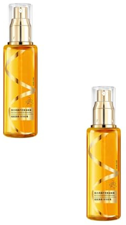 Feuchtigkeitsspendendes Und Stärkendes Silky Hair Oil Hydratisierendes Haaröl Für Glänzendes Gesundes Haar Nährendes Haaröl Gegen Haarbruch Für Alle Haartypen Seidig Weiches Finish 100ml (2PCS)