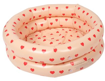 TOYANDONA Piscina para Piscina para Perros Juegos De Billar Flotador De Infantil Gran Inflable Inflable para Adultos Bañera Beige De Polivinilo