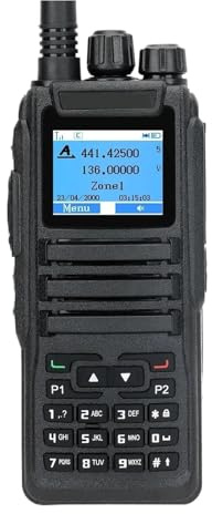 Talkie-walkie Numérique DMR DM 1701, Radio Bidirectionnelle Analogique Double Mode Ouverte GD77, Double Fente Horaire, Radio Amateur De Niveau 1 + 2(Black)
