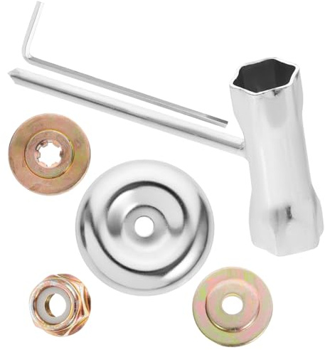 Abaodam Lawn Mower Accessories Grass Trimmer Plate Mower Attachment Wrench Blades for Weeding Machine