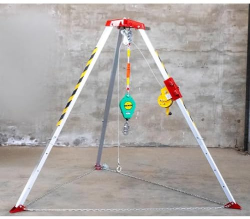 Kit trépied – Protection contre les chutes et système de levage de sauvetage pour la sécurité industrielle