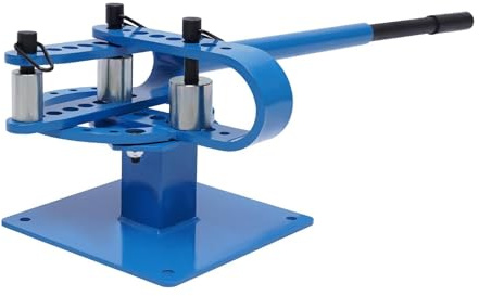 Biegemaschine Manuelle Rohrbiegegerät mit 7 Matrizen Größe, Rohrbieger Stahl Biegegerät Rohrbiegewerkzeug, 25/30/40/45/50/65/75 mm, für Bauindustrie, Chemieanlagen und Maschinenbau