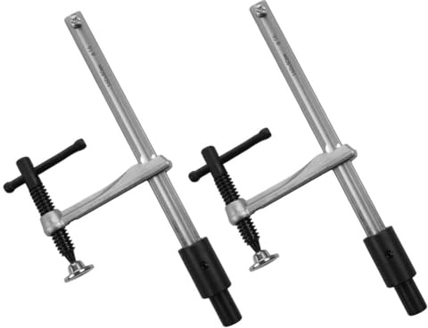 Bosiyrggrl 2 Pièces de Serre-Joints de Menuiserie 160 mm avec 16 Trous pour Maintenir et Souder.