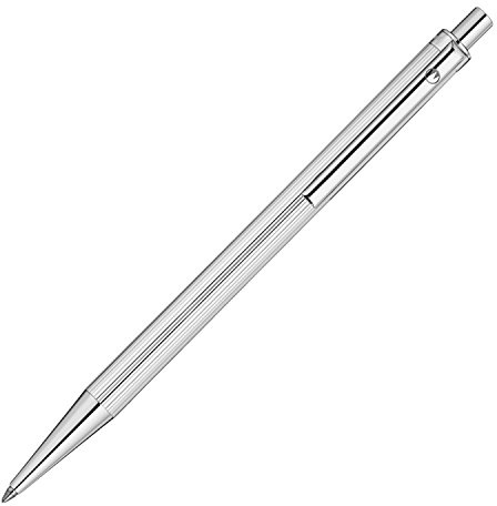 Waldmann Kugelschreiber Eco, Linien-Design, Sterling Silber