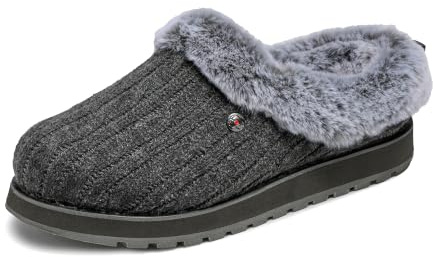 Skechers Women's Keepsakes Ice Angel Slipper | Autumn Winter Collection | Mules Slipper | Flat | Memory Foam Insole