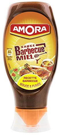 Salsa barbecue miele AMORA il flacone da 485 g