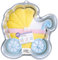Wilton Forma Carrozzina Baby Forma Carrozzina Baby, Alluminio, Argento,