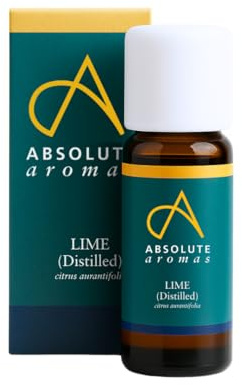 Absolute Aromas Lime (Distilled) (Citrus aurantifolia) Essential Oil 10 ml – 100% Pure, Natural, Undiluted, Vegan and Cruelty-Free – for Use in Diffusers and Aromatherapy Blends