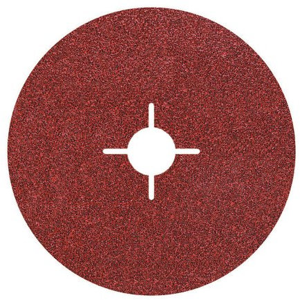 wolfcraft Juego de discos de lijar de fibra de 20 piezas, para metales I 2476000