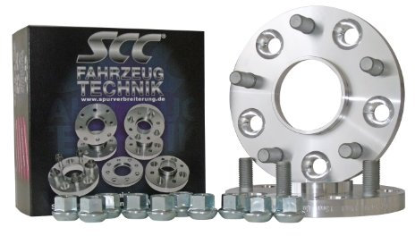 SCC Spurverbreiterungen Spurplatten 2x20mm 5x120-14514S kompatibel mit Rolls-Royce Ghost Phantom Coupe Phantom Drophead Coupe Phantom