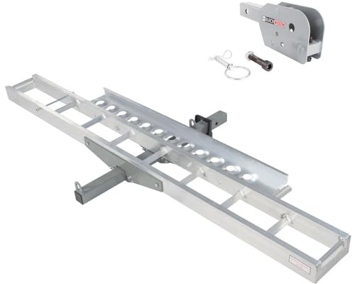Black Widow AMC-400-F-Folding Aluminum Hitch Carrier for Dirt Bikes
