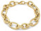 Heideman Armband Damen Panzerarmband aus Edelstahl gold farbend matt mit Karabinerverschluss hautfreundlicher Edelstahlschmuck Panzerarmbänder
