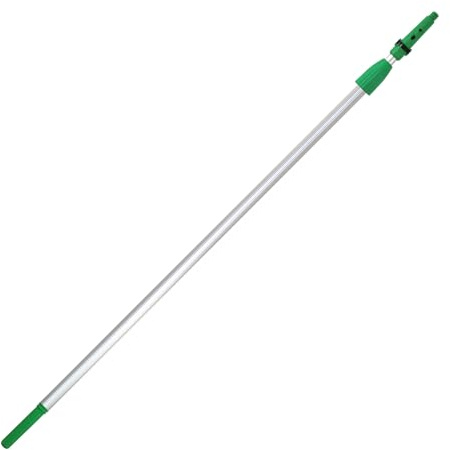 UNGER Teleskopstange TelePlus 125 SYSTEM (Länge 2,50 m 2-teilig, Verlängerung aus eloxiertem Aluminium, mit Sicherheitskonus, Zubehör Fensterreinigung) TZ250