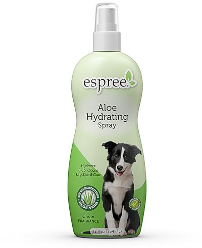 Espree Spray Idratante Naturale di Aloe per Cani, Promuove la pelle sana e il pelo vibrante 354 ml