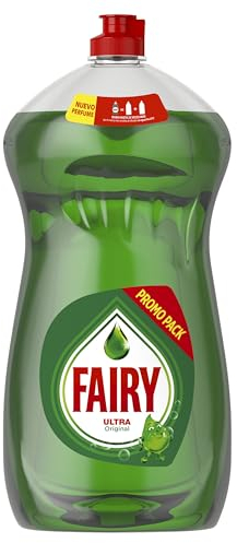 FAIRY Ultra, Líquido Lavavajillas Oscuro Sin Remojo Ni Grasa, Verde, 14x10x29 cm, 1410 Mililitro, El embalaje puede variar