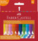 Faber-Castell 122540 - Gesso cancellabile Jumbo GRIP, astuccio in cartone da 12 pezzi