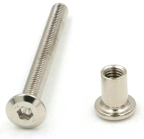 10 Stück M6 x 40 mm Edelstahl Küche Schlafzimmer Schrank Befestigungen Sechskantschrauben Stecker