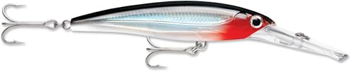 Rapala - Leurre de Pêche X-Rap Magnum - Matériel de Pêche avec Grande Bavette Plongeante - Leurre Pêche en Mer - Profondeur de Nage 4,5m - 12cm / 32g - Fabriqué en Estonie - Red Head Multicolore Standard