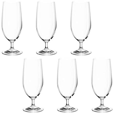 montana Pure 042389 - Juego de 6 vasos de cerveza, aptos para lavavajillas, diseño moderno de tulipanes de cerveza, 360 ml