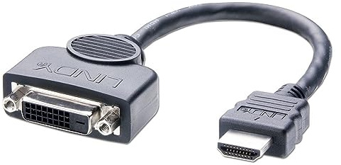 LINDY 41227 Cavo Adattatore HDMI a Maschio/DVI-D Femmina