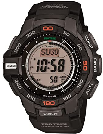 Casio Men's Pro Trek PRG-270-1 Tough Solar Triple Sensor Multifunction Digital Sport Watch