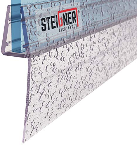 STEIGNER Duschdichtung, 80cm, Glasstärke 6/7/ 8 mm, Gerade PVC Ersatzdichtung für Dusche, UK05
