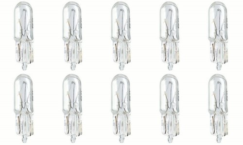 CEC Industries #2722 Bulbs, 12 V, 2.04 W, W2x4.6d Base, T-1.5 shape (Box of 10)