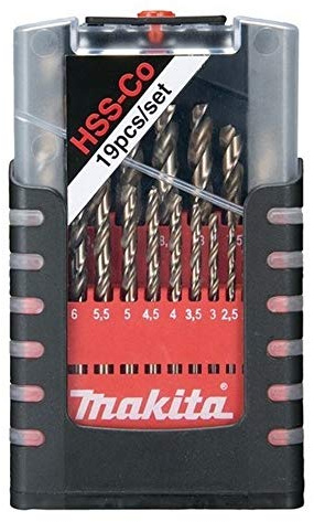 Makita D-50463 - Juego de brocas de metal HSS-Co