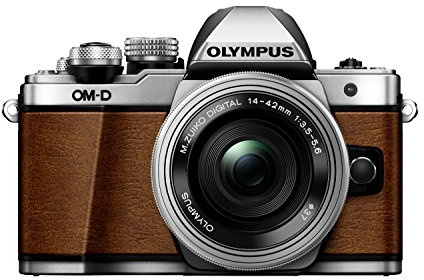 Olympus E-M10II Fotocamera Marrone con Obiettivo EZ-M1442 EZ, Argento - Limited Edition