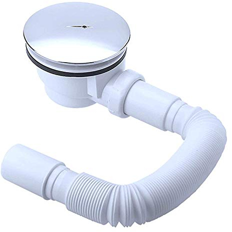 Mai & Mai bonde de douche siphon pour receveur de douche 90mm standard bonde de bac à douche avec flexible A01