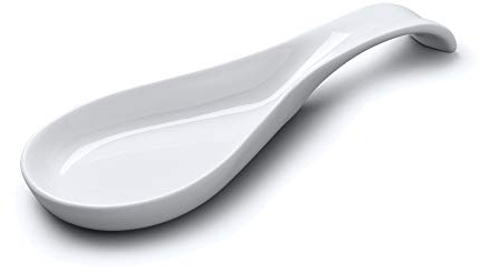 Wm Bartleet & Sons Traditional Porcelain Spoon Rest, White
