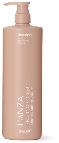 L'ANZA Shampoo für mehr Volumen, verleiht Glanz, Volumen und Fülle für feines und plattes Haar, mit Bambus-Boosting-Komplex und Keratin (1000 ml)