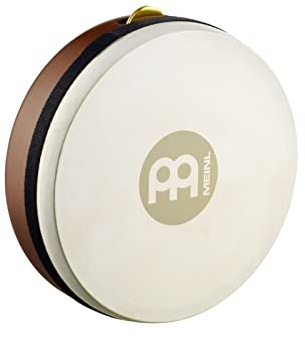 Meinl Percussion FD7KA - Kanjira, tamburo a cornice con membrana in pelle di capra, diametro 19,05 cm (7,5), colore: Marrone (African Brown)