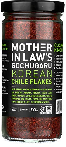 Mother in Laws Kimchi Gochugaru Korean Chile Flakes, 3.25 OZ