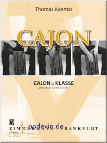 Cajon = Klasse - Die Schule für Holzkisten - Cajon Noten | ©podevin-de [Musiknoten]