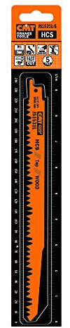 CMT JS1531L-5 5 LAMES DE SCIES SABRES EN HCS POUR BOIS 240X5X5TPI