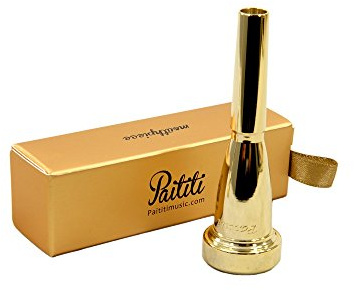 Paititi Gold Plated Rich Tone Bb 5C Trumpet Mouthpiece