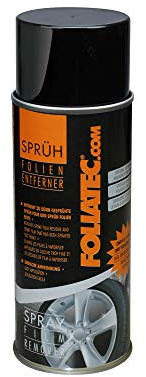 FOLIATEC Sprühfolie Entferner Spray Film Remover zum Entfernen von aufgesprühter Sprüh Folie und Sprühfolienresten, 400 ml