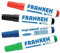 FRANKEN Flipchart Marker, 2-6 mm Keilspitze, 4 Stück, farblich sortiert, Z2203