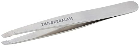 TWEEZERMAN Studio Collection Tweezerman Augenbrauen Pinzette, Klassische Edelstahl