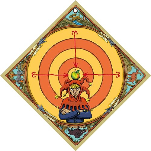 VAH - Zielscheibe Till für Saugpfeile 41 x 41 cm [echtes Handwerk | Made in Germany]