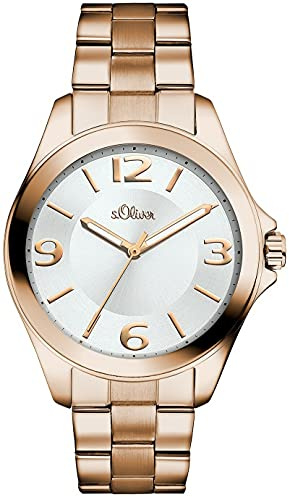 s.Oliver Armbanduhr SO-2970-MQ, rosé