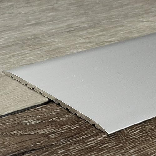 Übergangsprofil | Übergangsschiene | Länge 1 m | Breit 8 cm | Selbstklebend | Typ:350 Aluminium | Farbe: SILBER | Übergangsleiste